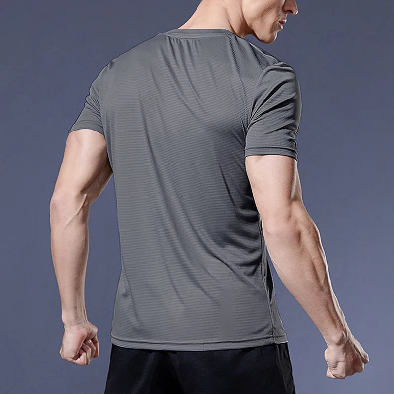 Men's Quick-Dry Sports Shirts for Running & Gym