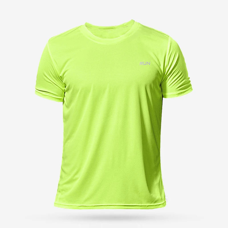 Men's Quick-Dry Sports Shirts for Running & Gym