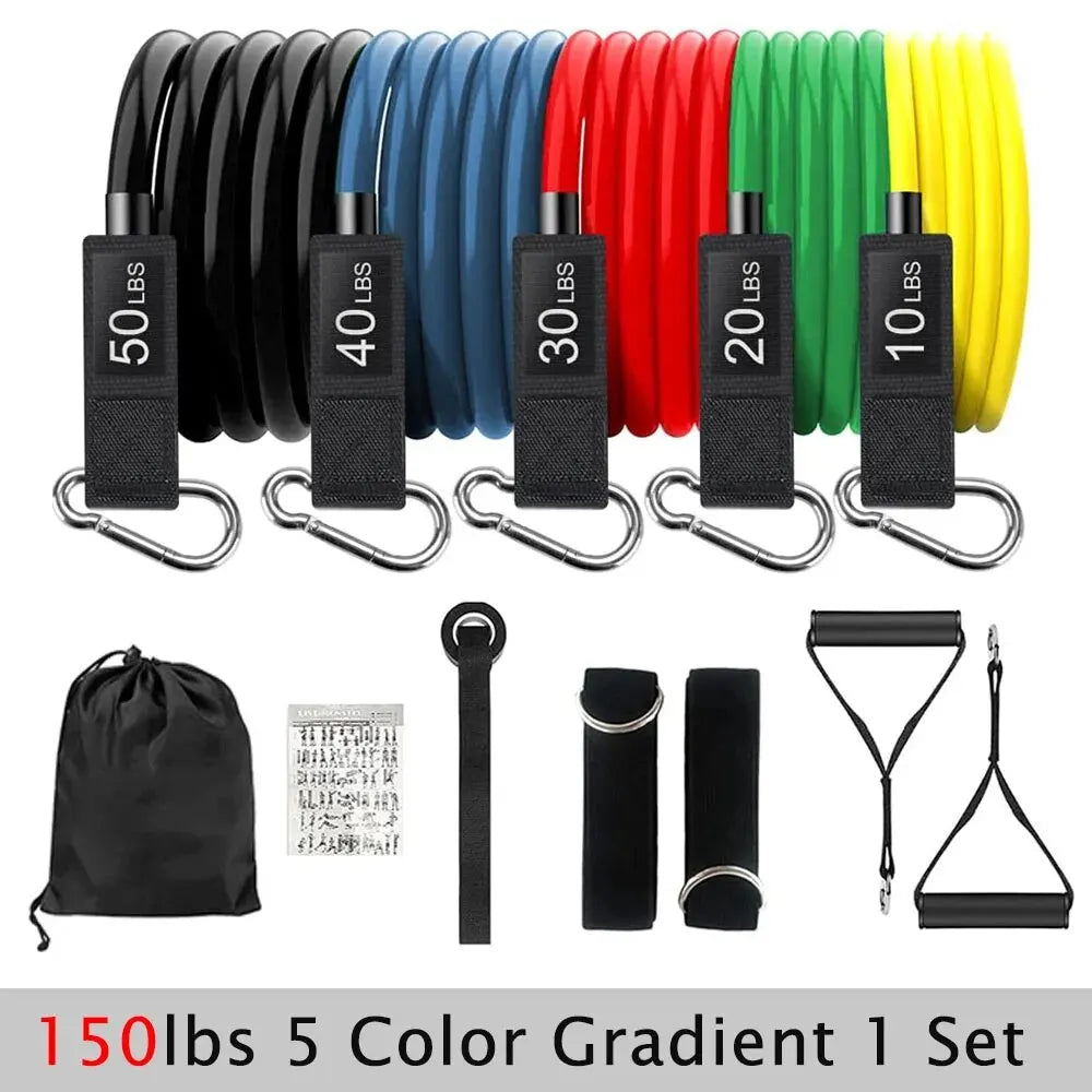 Resistance Bands Set for Home Workout & Fitness