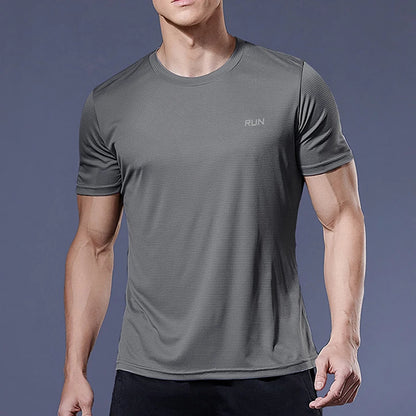 Men's Quick-Dry Sports Shirts for Running & Gym